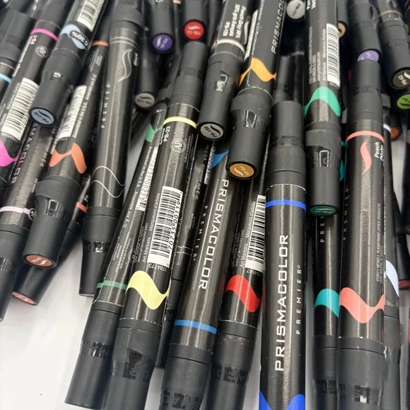 LOT OF 80 Prismacolor Premier Double Sided Markers TESTED Artist Art Supplies - Picture 2 of 6